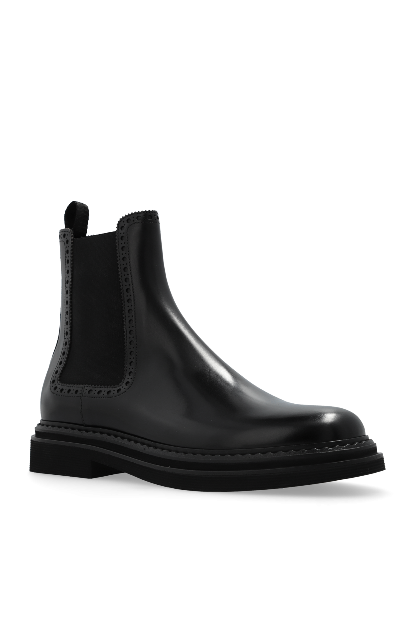 Dolce & Gabbana Leather Chelsea Boots | Men's | Vitkac